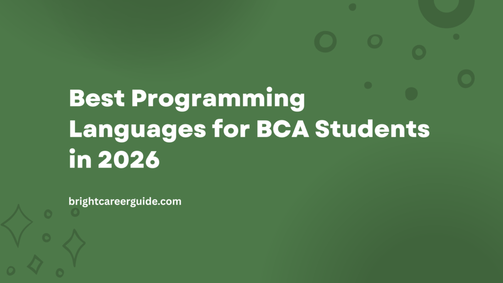 Best Programming Languages for BCA